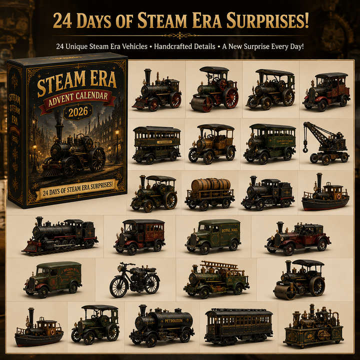 🚂 Calendrier de l’Avent Ère des Trains à Vapeur 2026 – 24 Jours de Miniatures Vintage 🎄✨