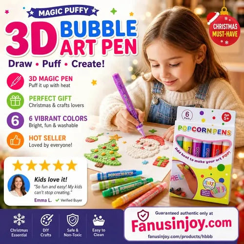 🎁🔮Stylo magique – Dessinez en 3D d'un seul trait !
