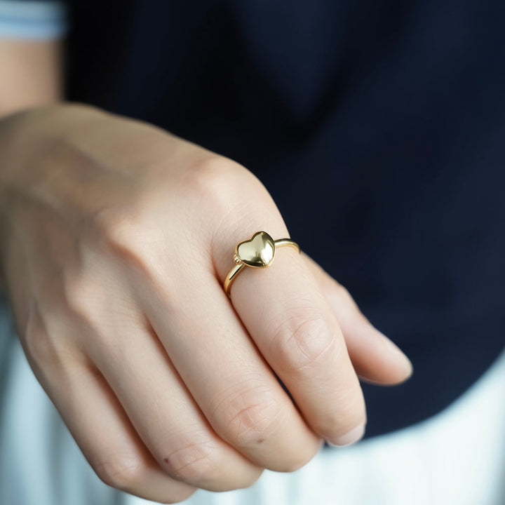 Bague Médaillon Cœur