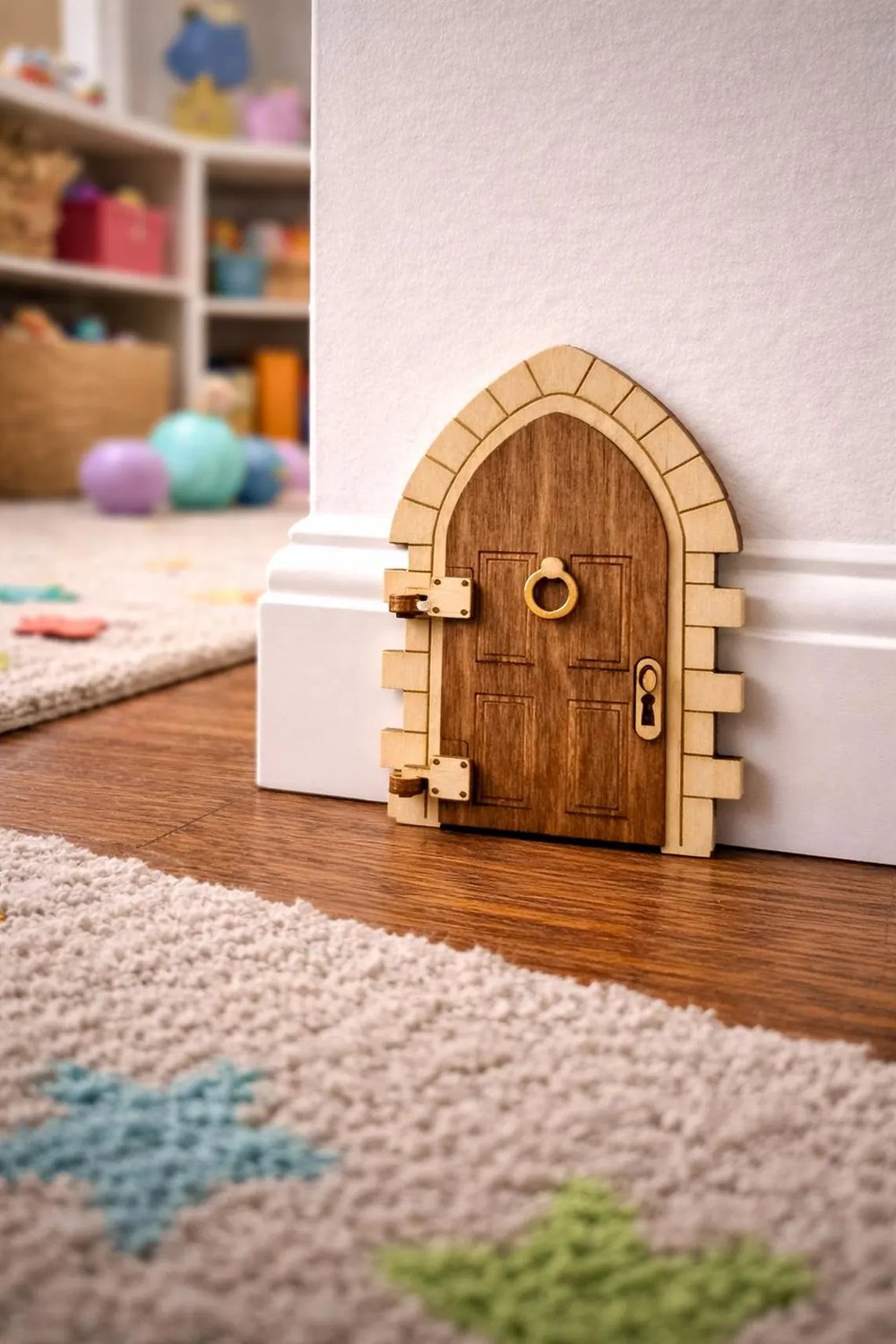 🚪✨ La petite porte des fées qui s’ouvre – un petit monde caché