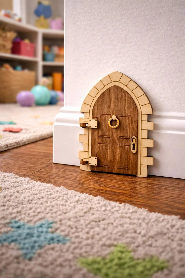 🚪✨ La petite porte des fées qui s’ouvre – un petit monde caché