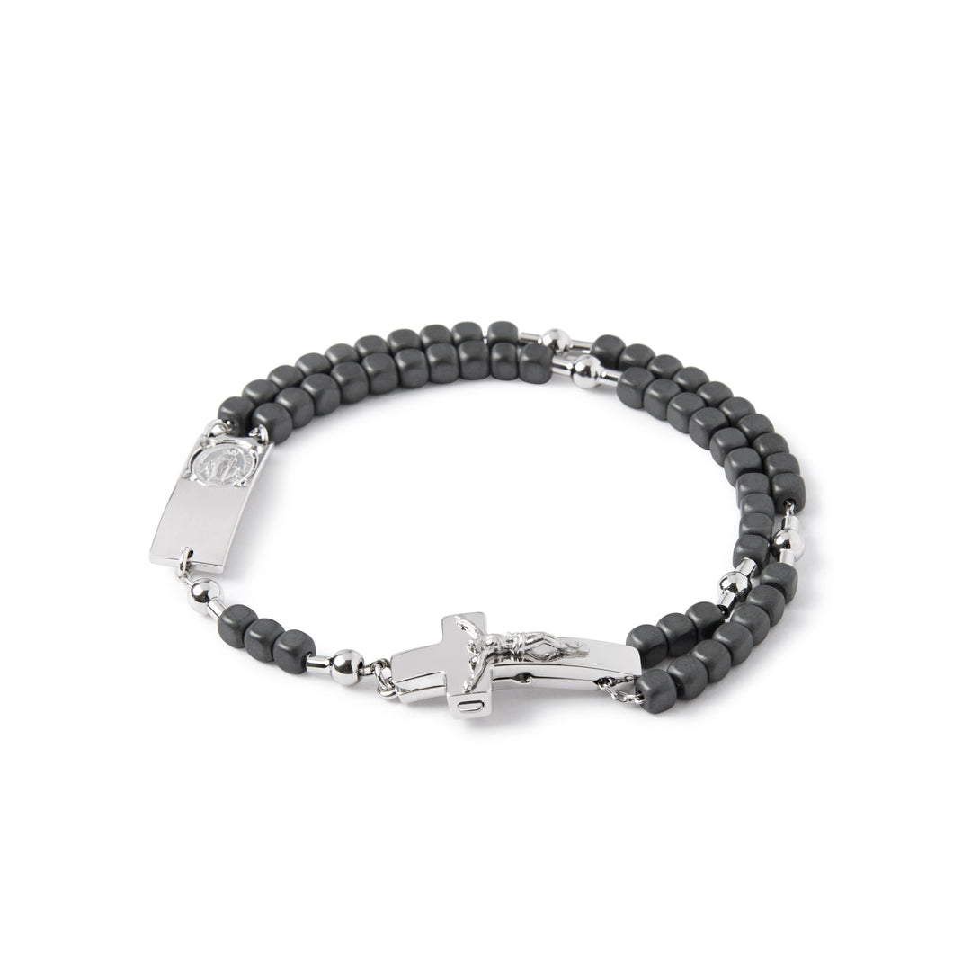 Ravie® Hématite mate & argent sterling – Traditionnel