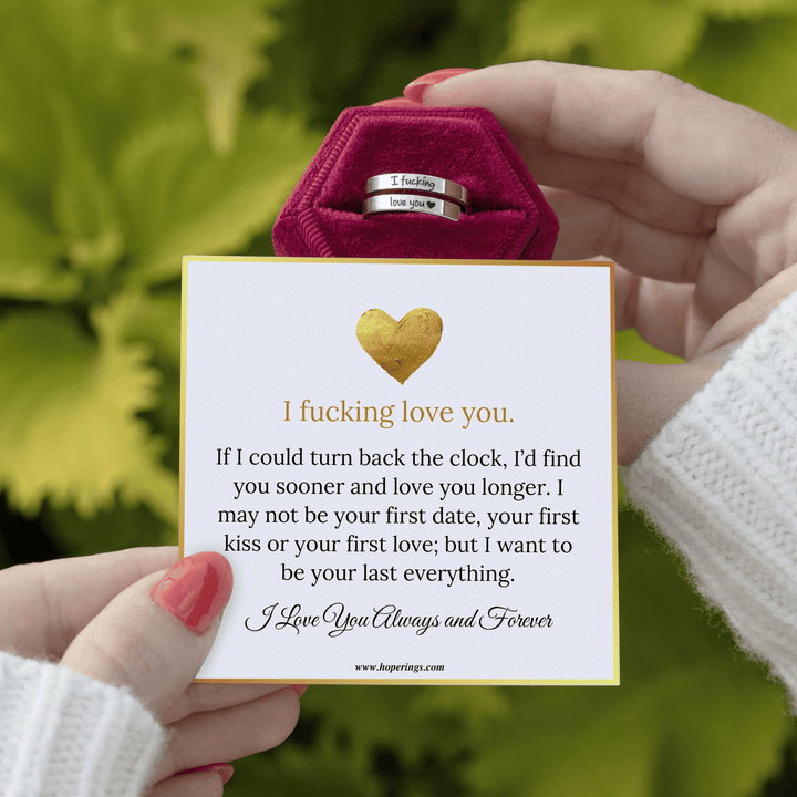 F♡cking Love You Bague