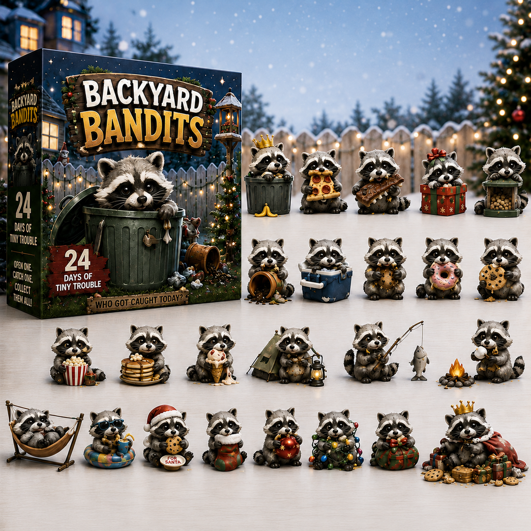 🦝 Calendrier de l’Avent Backyard Bandits – 24 jours de petites bêtises