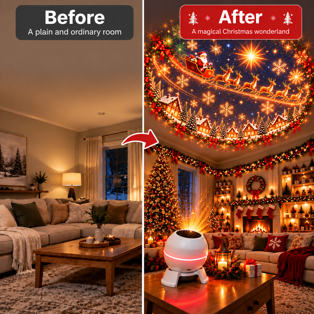 🔥🎄 Projecteur de Noël Magique ✨