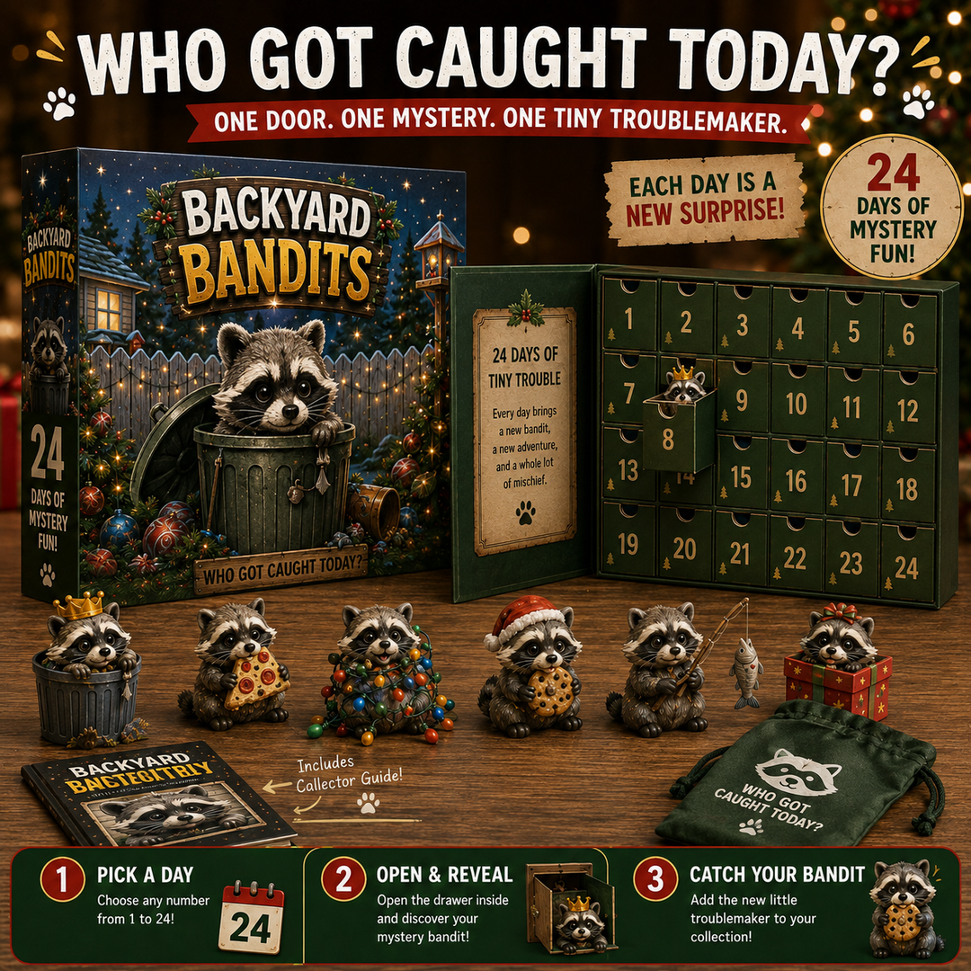 🦝 Calendrier de l’Avent Backyard Bandits – 24 jours de petites bêtises