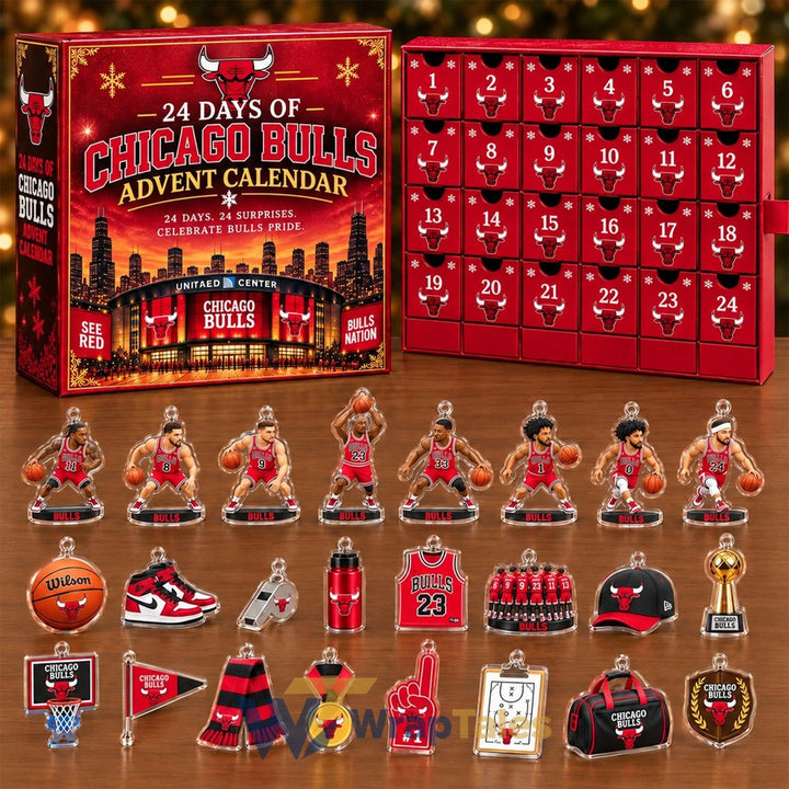 Calendrier de l’Avent de Noël 2026 des Chicago Bulls – 24 jours