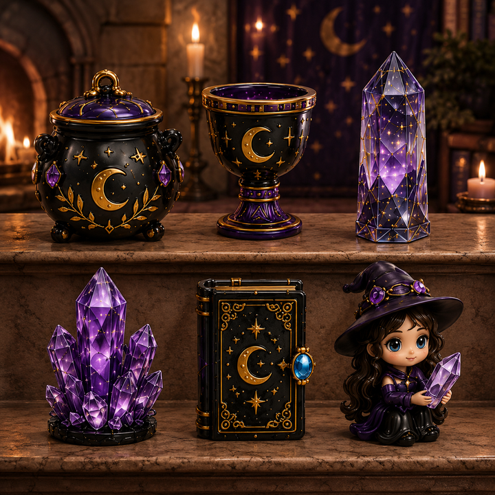 Calendrier de l’Avent Crystal Witch 2027 – 24 Jours de Magie et de Miniatures Mystiques