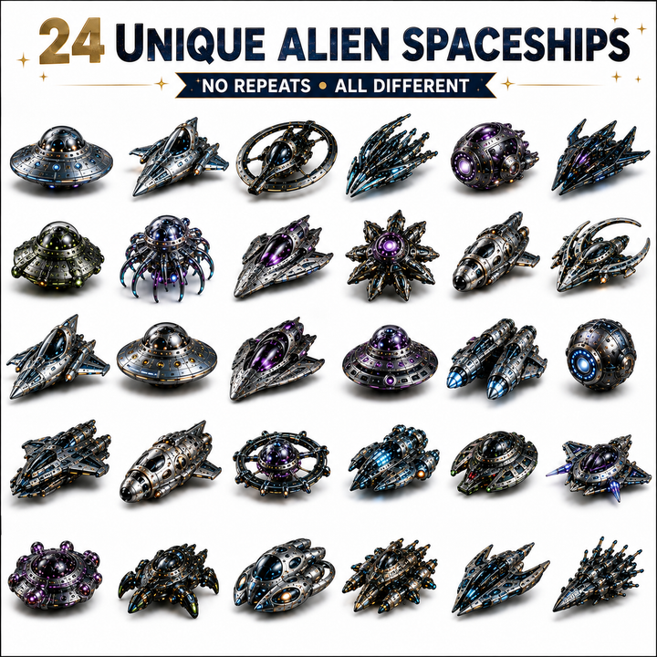 👽🚀 Calendrier de l’Avent Vaisseaux Extraterrestres 2026 – 24 Jours de Surprises Spatiales 🎄✨