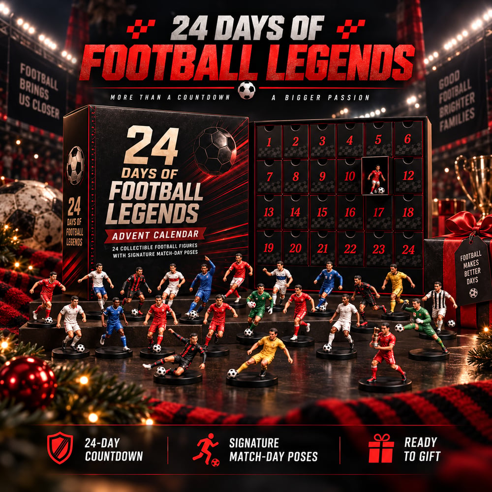 Calendrier de l’Avent Football – 24 Figurines