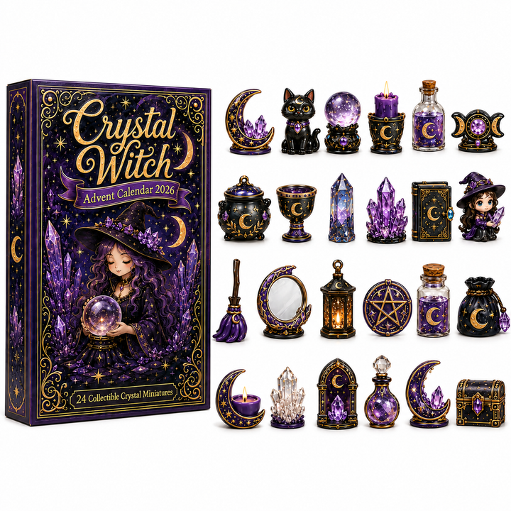 Calendrier de l’Avent Crystal Witch 2027 – 24 Jours de Magie et de Miniatures Mystiques