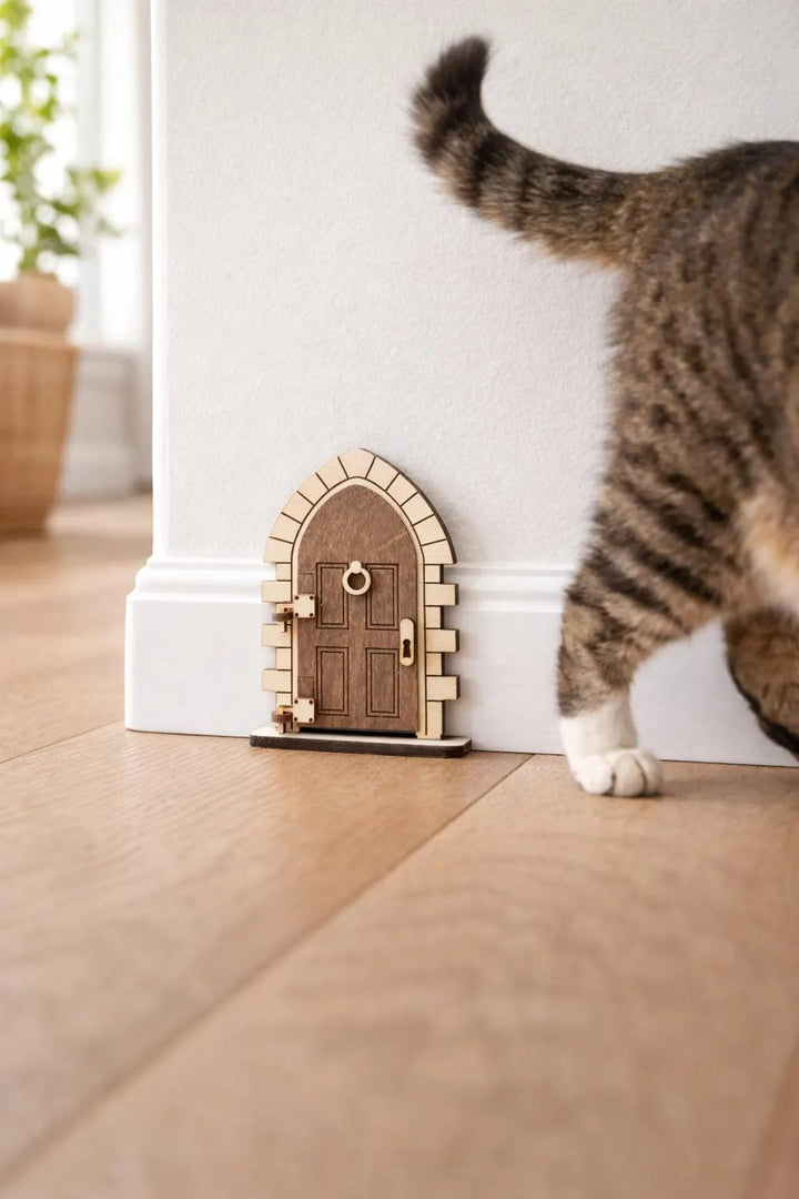 🚪✨ La petite porte des fées qui s’ouvre – un petit monde caché