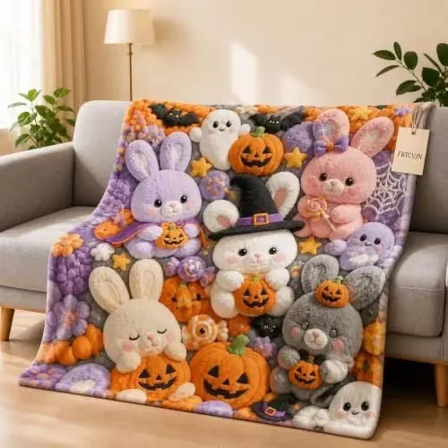 🧸 Plaid effet « teddy » à motif floral pastel