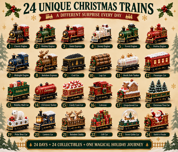 🚂🎄 24 Nuits sur le Chemin de Fer de Noël ✨