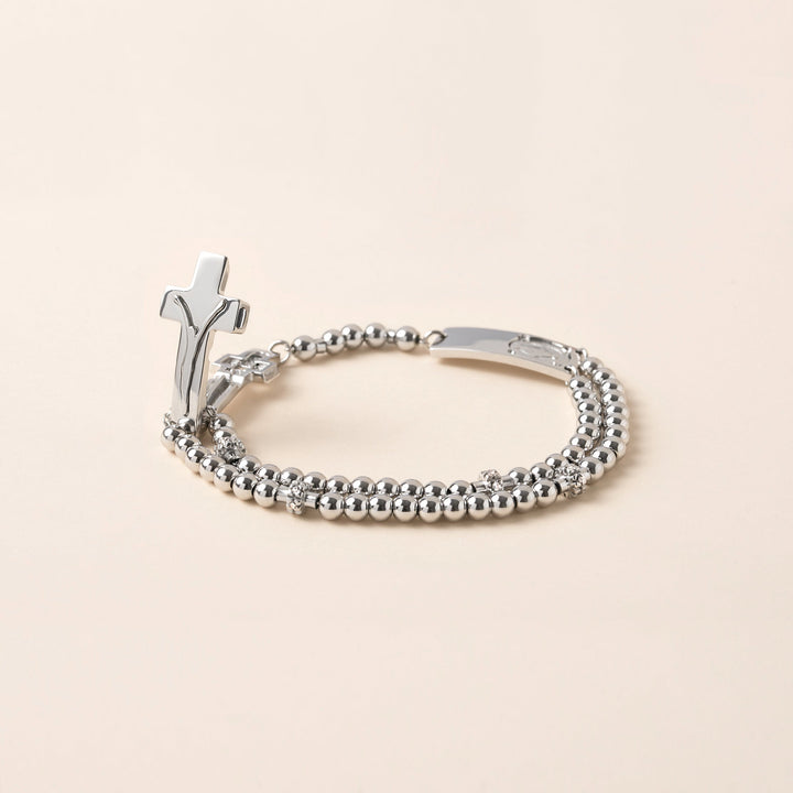 ROSALET® – Perles rondes rhodiées en argent sterling