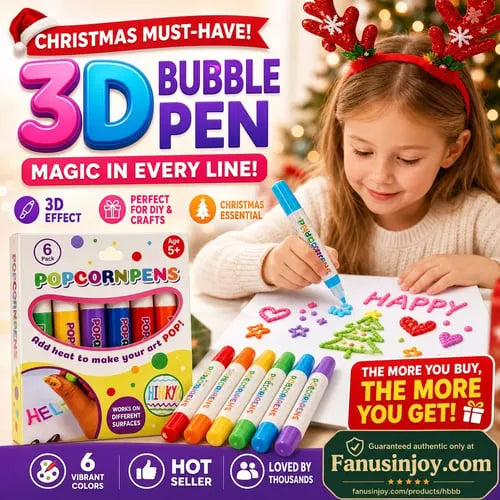 🎁🔮Stylo magique – Dessinez en 3D d'un seul trait !