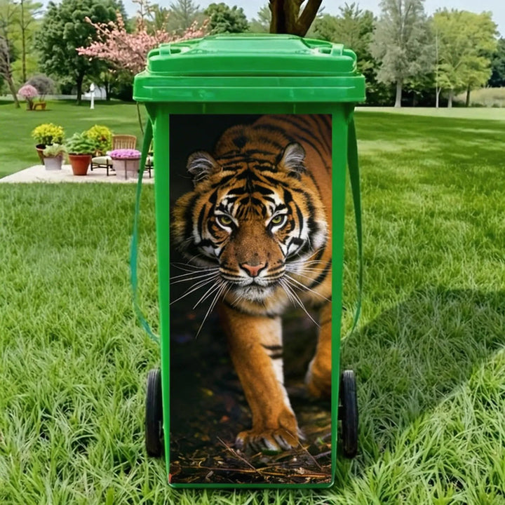 Autocollant créatif pour poubelle avec motif cartoon coloré