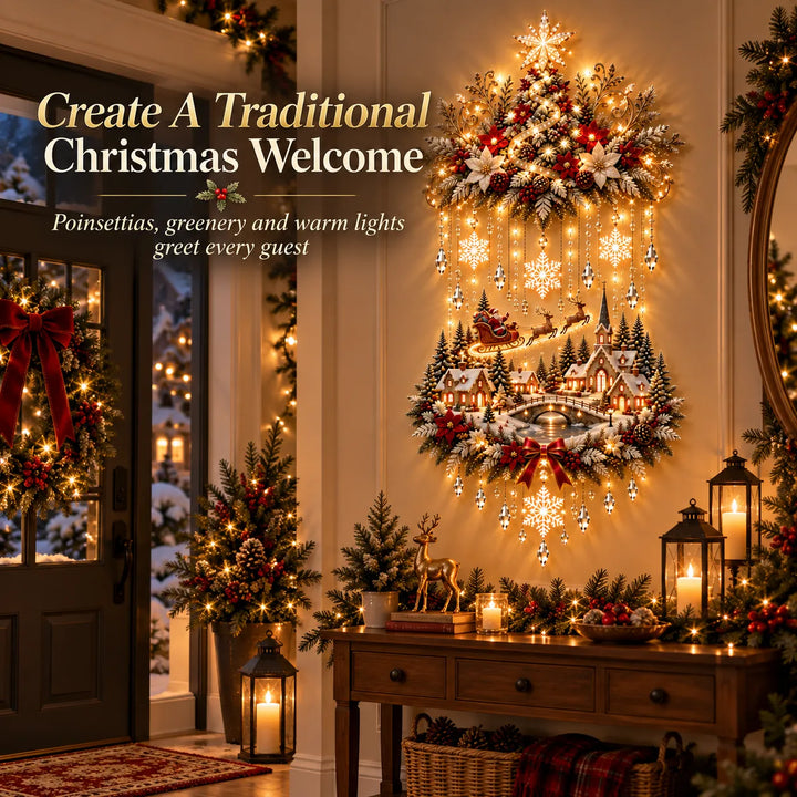 🎄 Sapin & Village de Noël Illuminés | Lumières Chaleureuses ✨