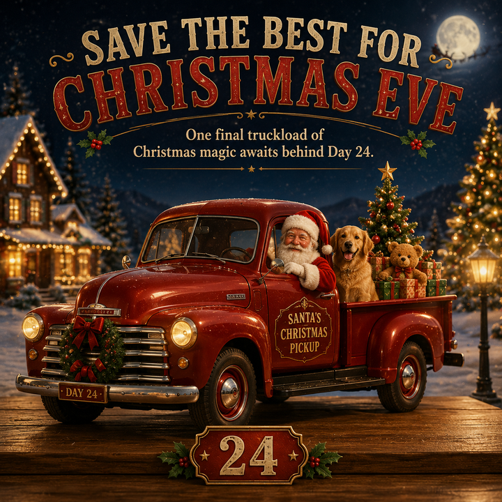 🎄🛻 Calendrier de l’Avent Pick-Up de Noël – 24 Surprises Festives ✨