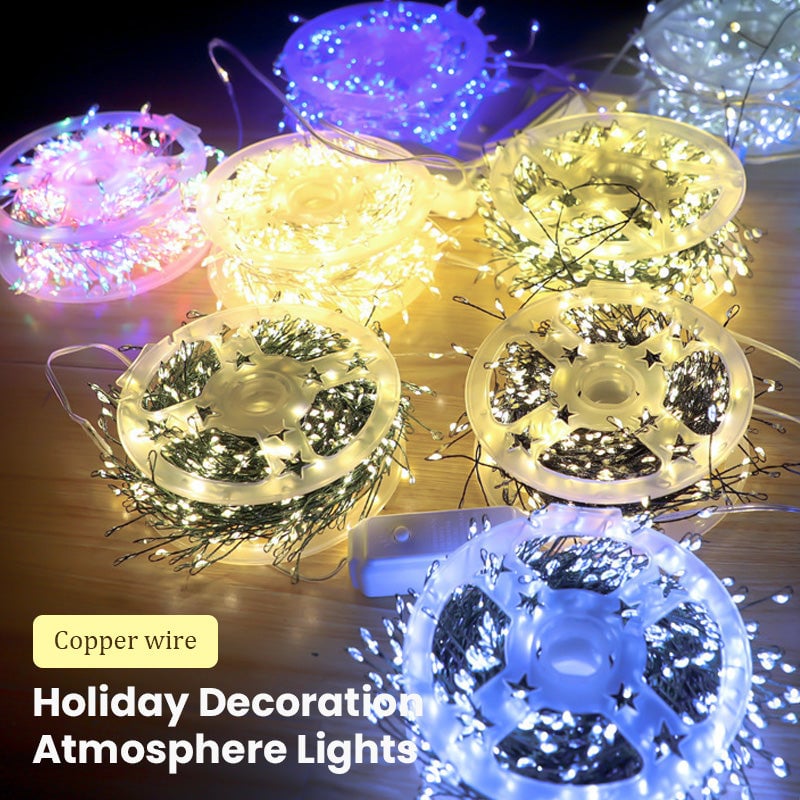 🎄🎁 Vente Flash de Noël ✨ Guirlande lumineuse en fil de cuivre