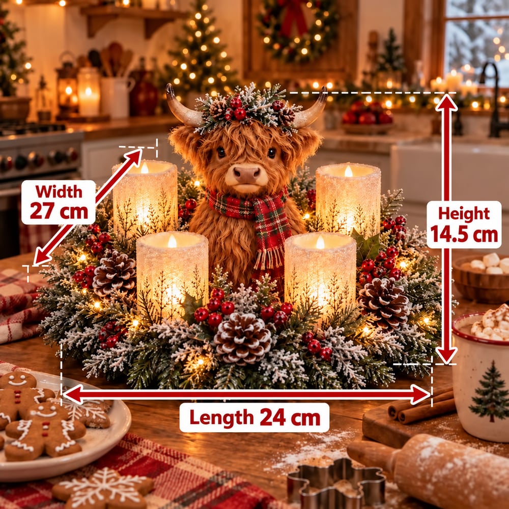 ✨ Animaux de la forêt illuminés par des bougies LED. 🎁🌟