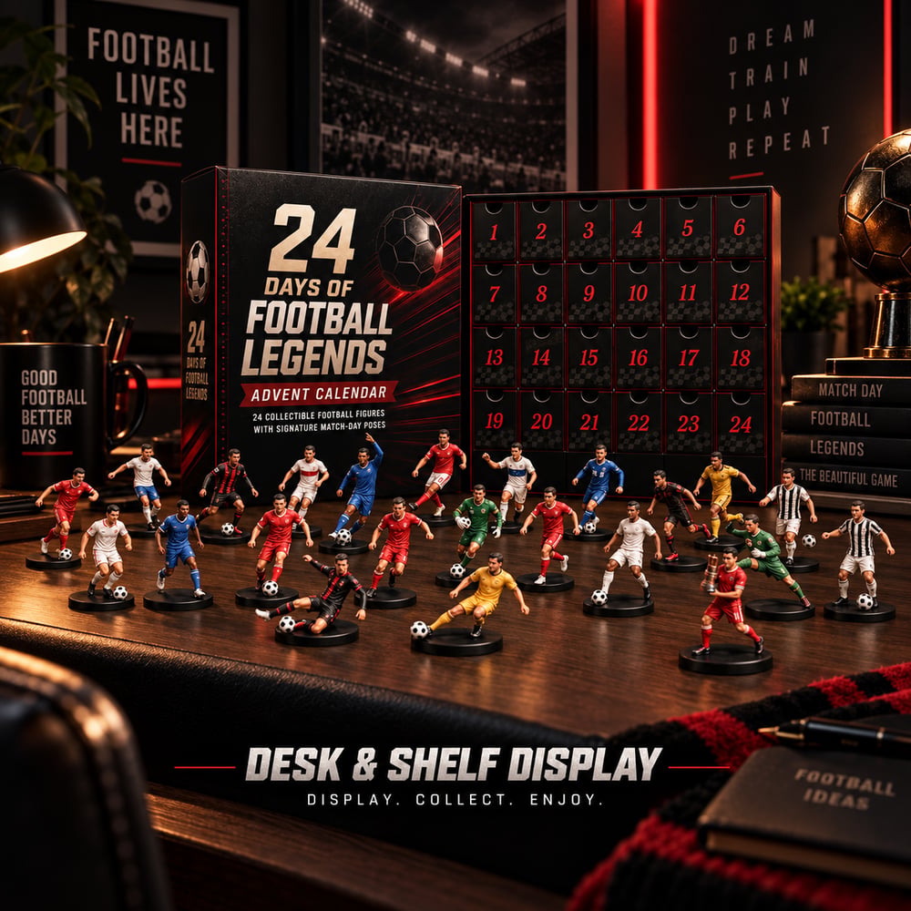 Calendrier de l’Avent Football – 24 Figurines