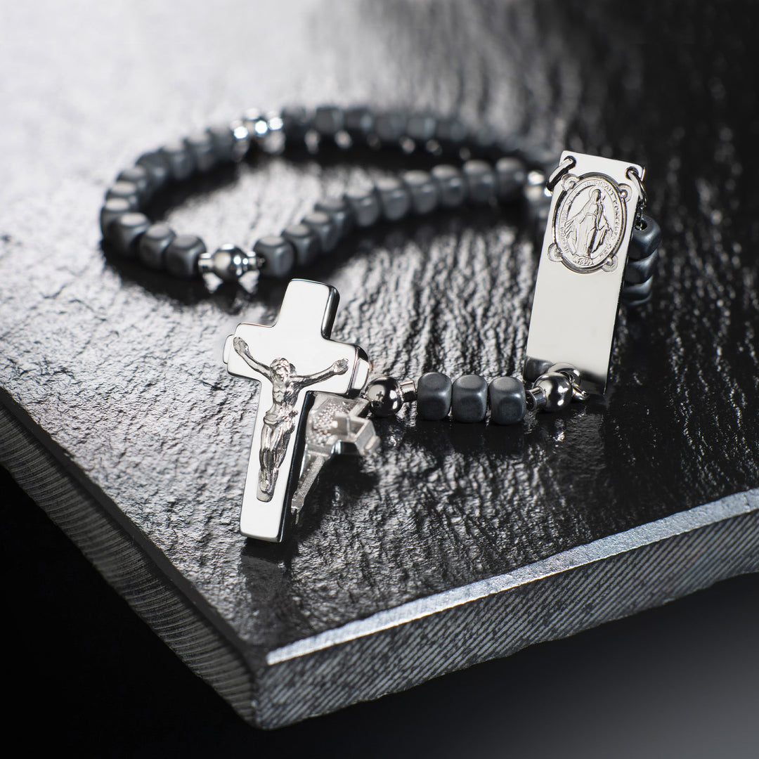 Ravie® Hématite mate & argent sterling – Traditionnel