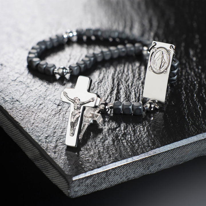 Ravie® Hématite mate & argent sterling – Traditionnel