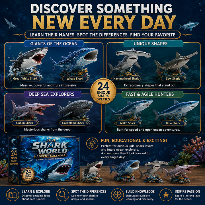 🦈 Calendrier de l’Avent 2026 Monde des Requins