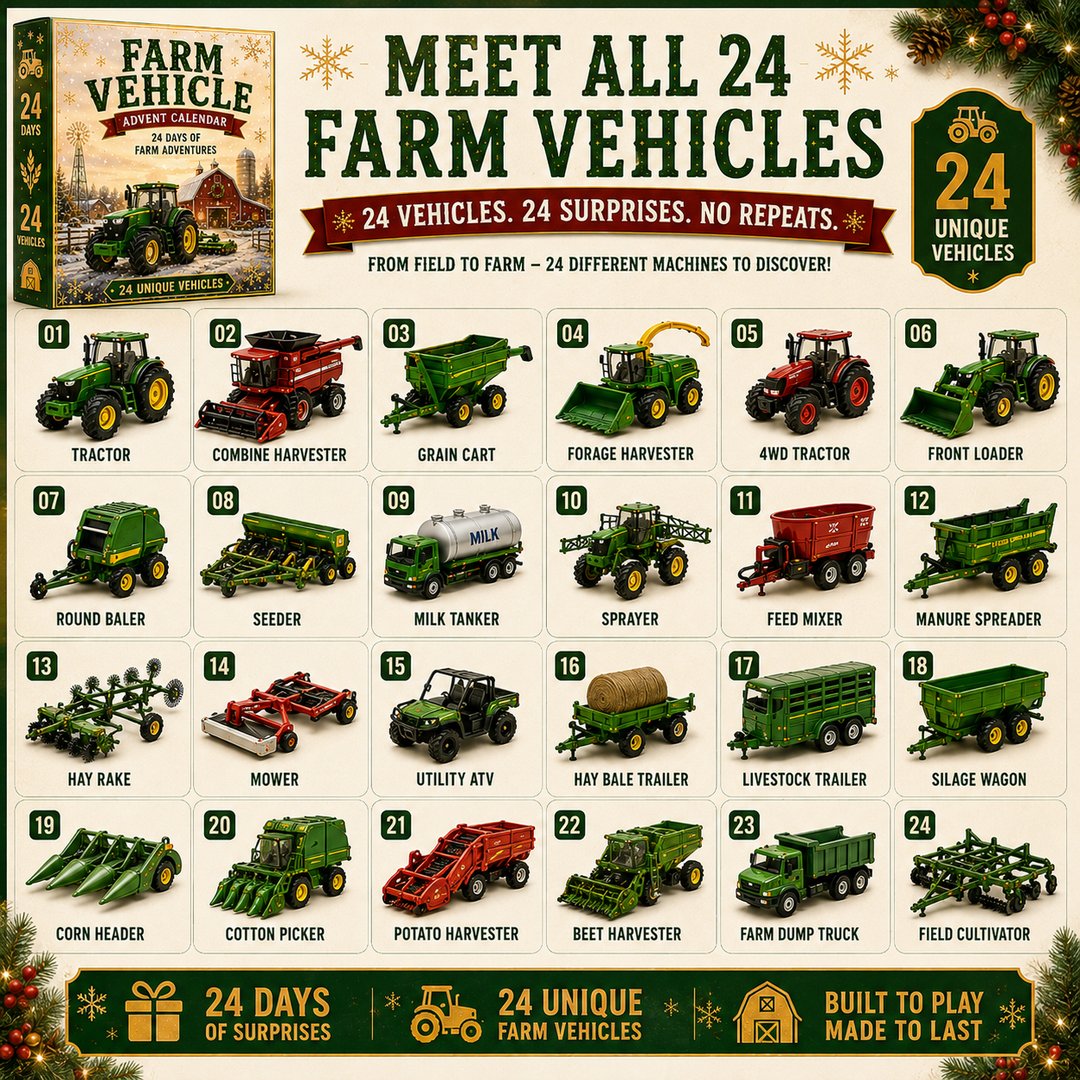 🎄 Calendrier de l’Avent Véhicules – 24 Jours