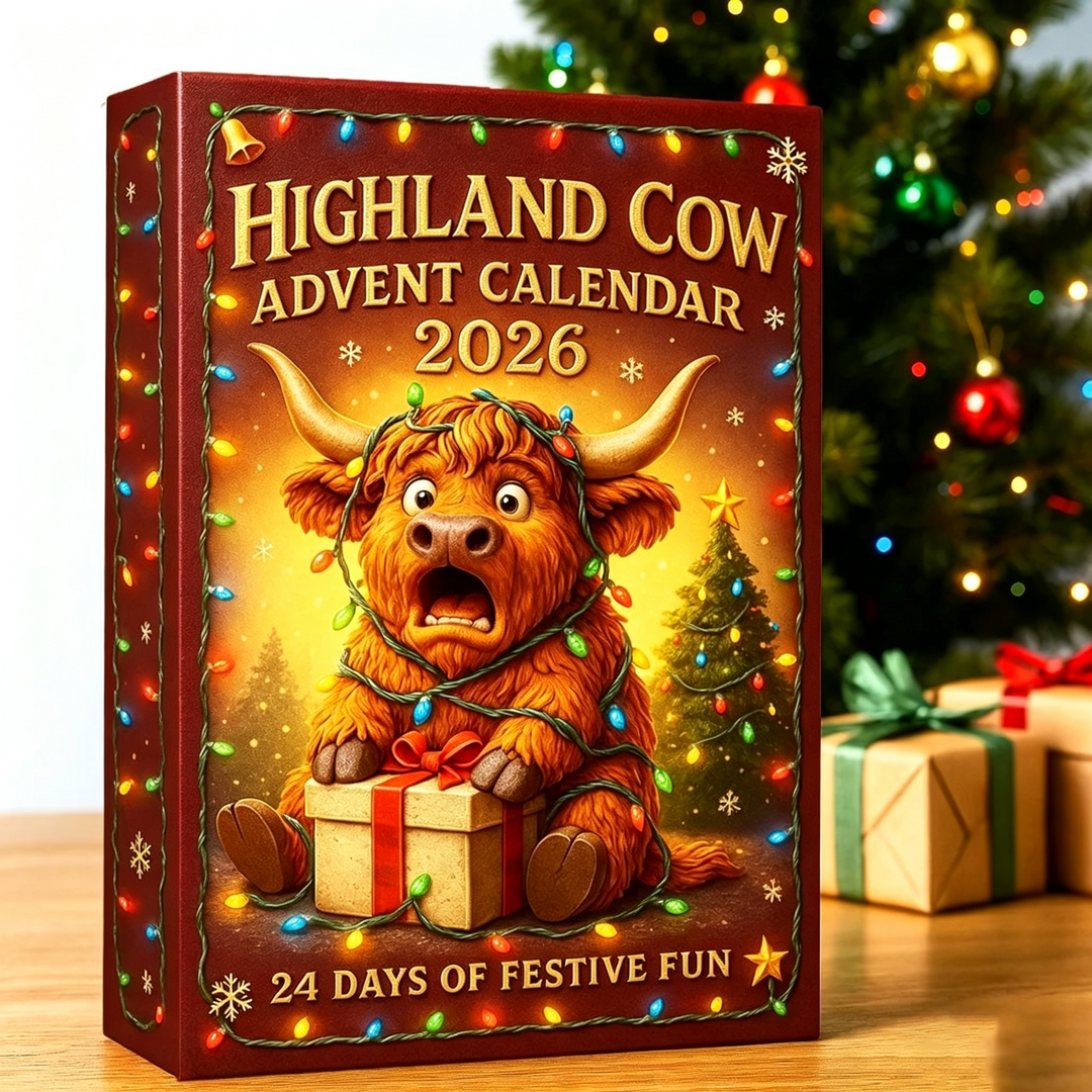 🎄🐮 Calendrier de l’Avent 2026 – Vache Highland