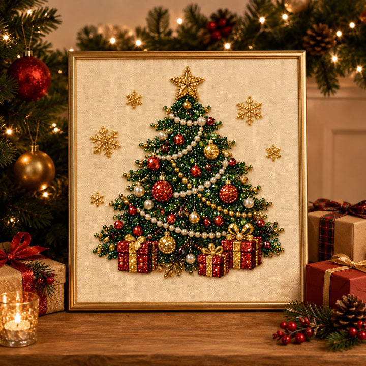 Kit d'art de peinture diamant de perles de Noël, relaxant et adapté aux débutants