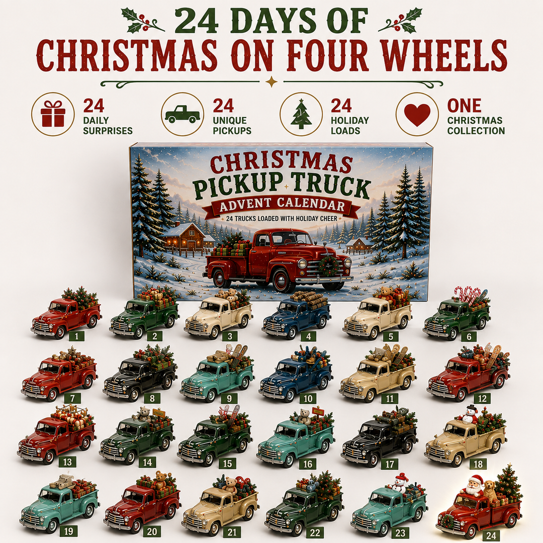 🎄🛻 Calendrier de l’Avent Pick-Up de Noël – 24 Surprises Festives ✨