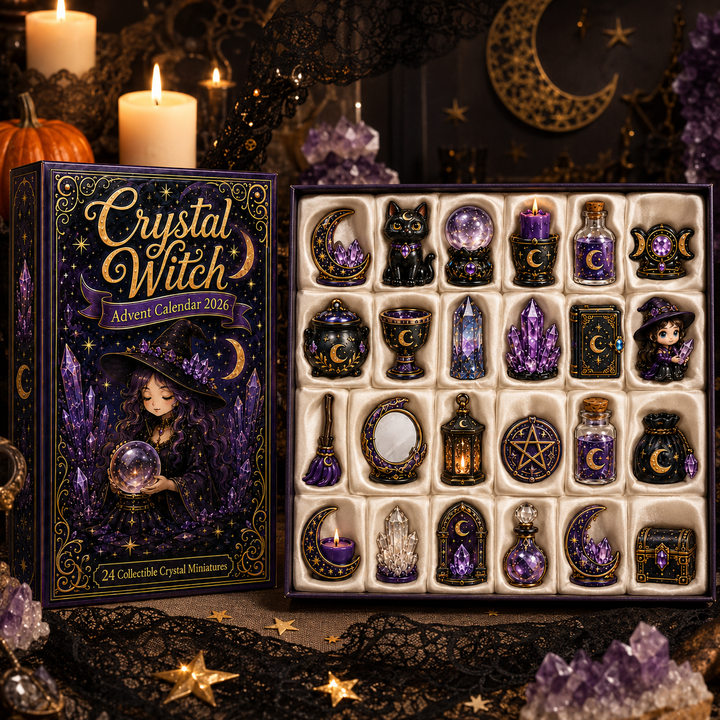 Calendrier de l’Avent Crystal Witch 2027 – 24 Jours de Magie et de Miniatures Mystiques