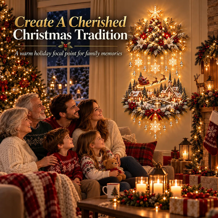 🎄 Sapin & Village de Noël Illuminés | Lumières Chaleureuses ✨