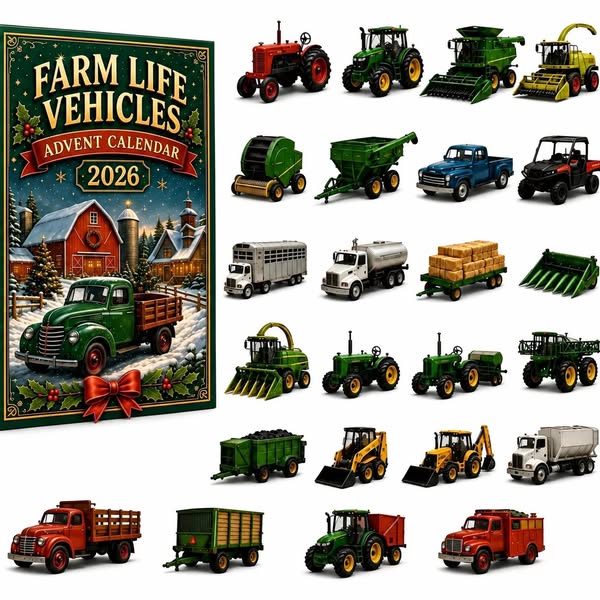 🚜🎄 Calendrier de l’Avent Véhicules Agricoles