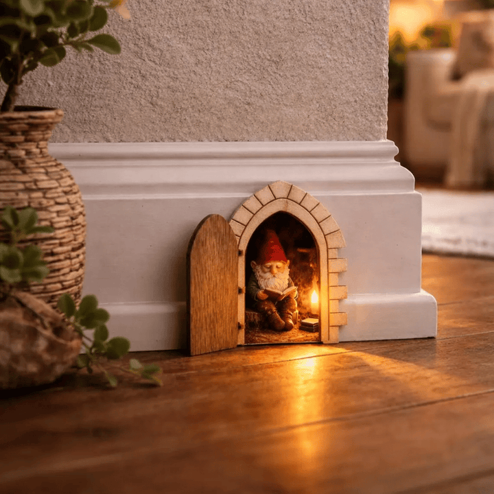 🚪✨ La petite porte des fées qui s’ouvre – un petit monde caché