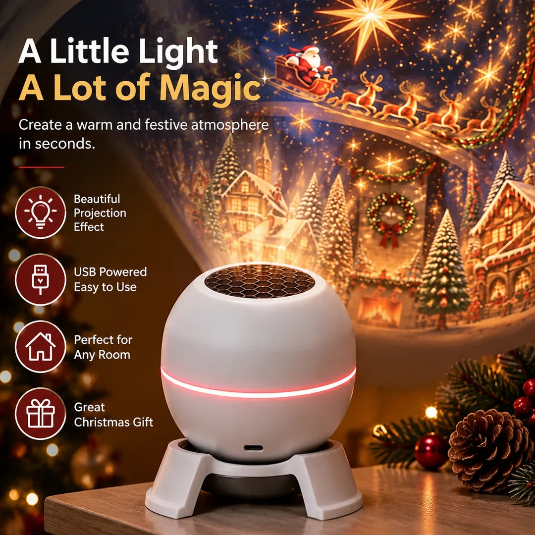 🔥🎄 Projecteur de Noël Magique ✨