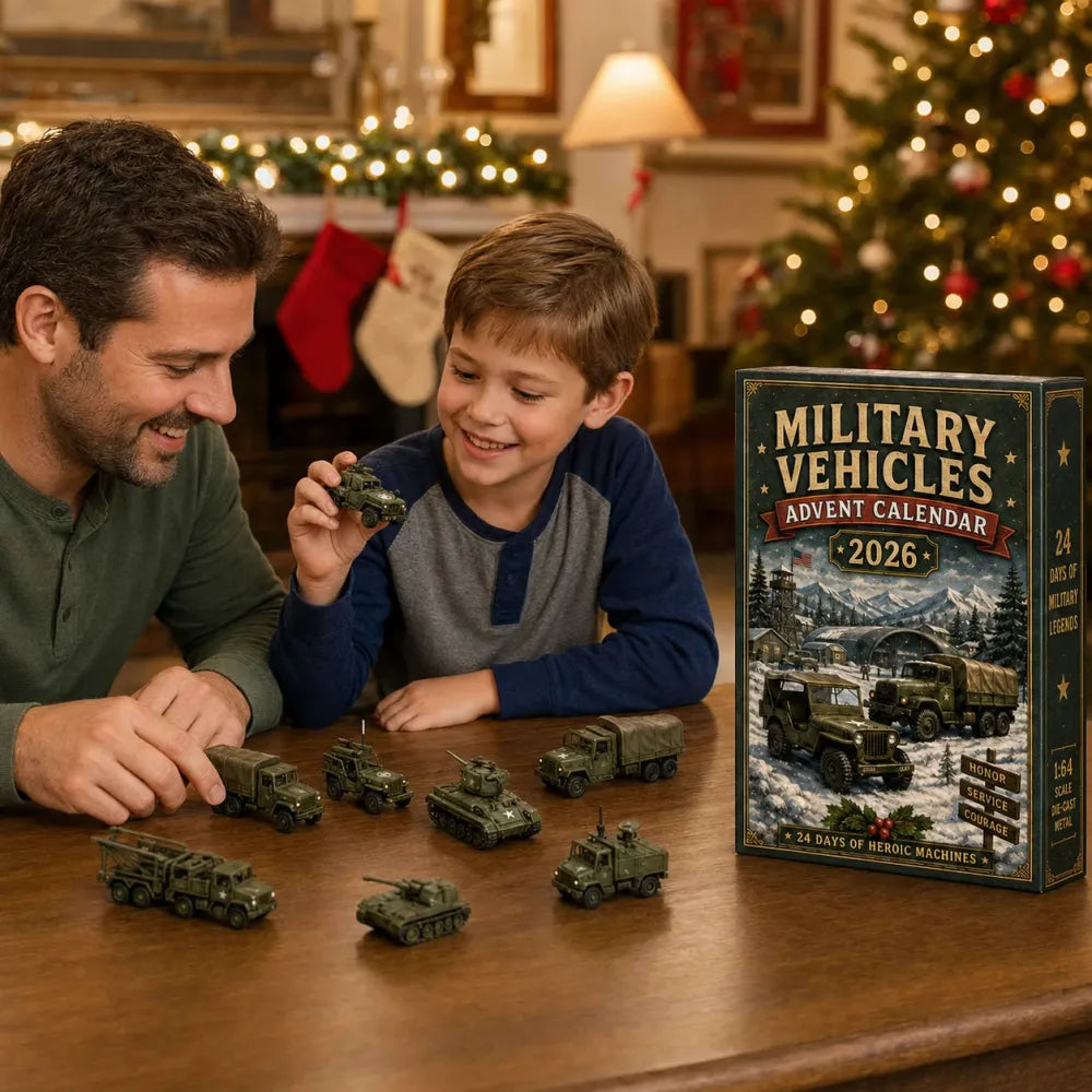 🔥😍 Calendrier de l’Avent Véhicules 2026 – 24 Miniatures 🚜🎄