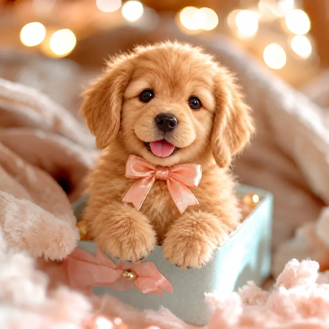 Chiot Robot Golden Retriever Réaliste et Interactif