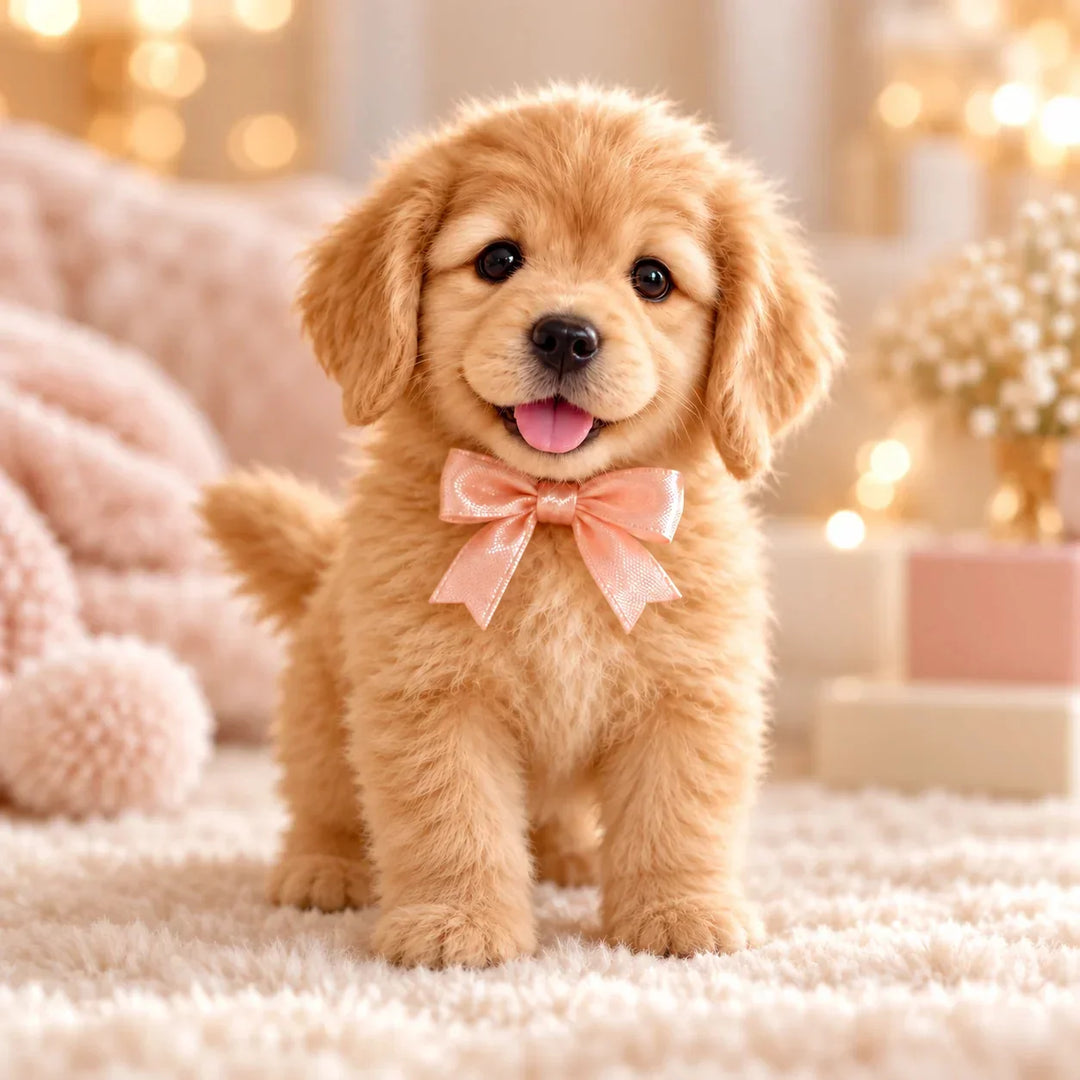 Chiot Robot Golden Retriever Réaliste et Interactif