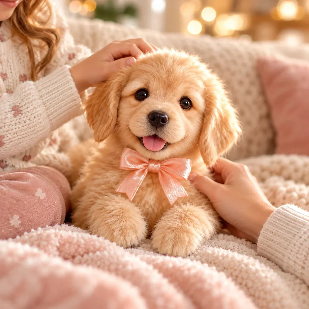 Chiot Robot Golden Retriever Réaliste et Interactif