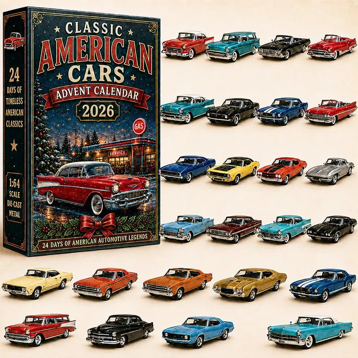 🔥😍 Calendrier de l’Avent Véhicules 2026 – 24 Miniatures 🚜🎄