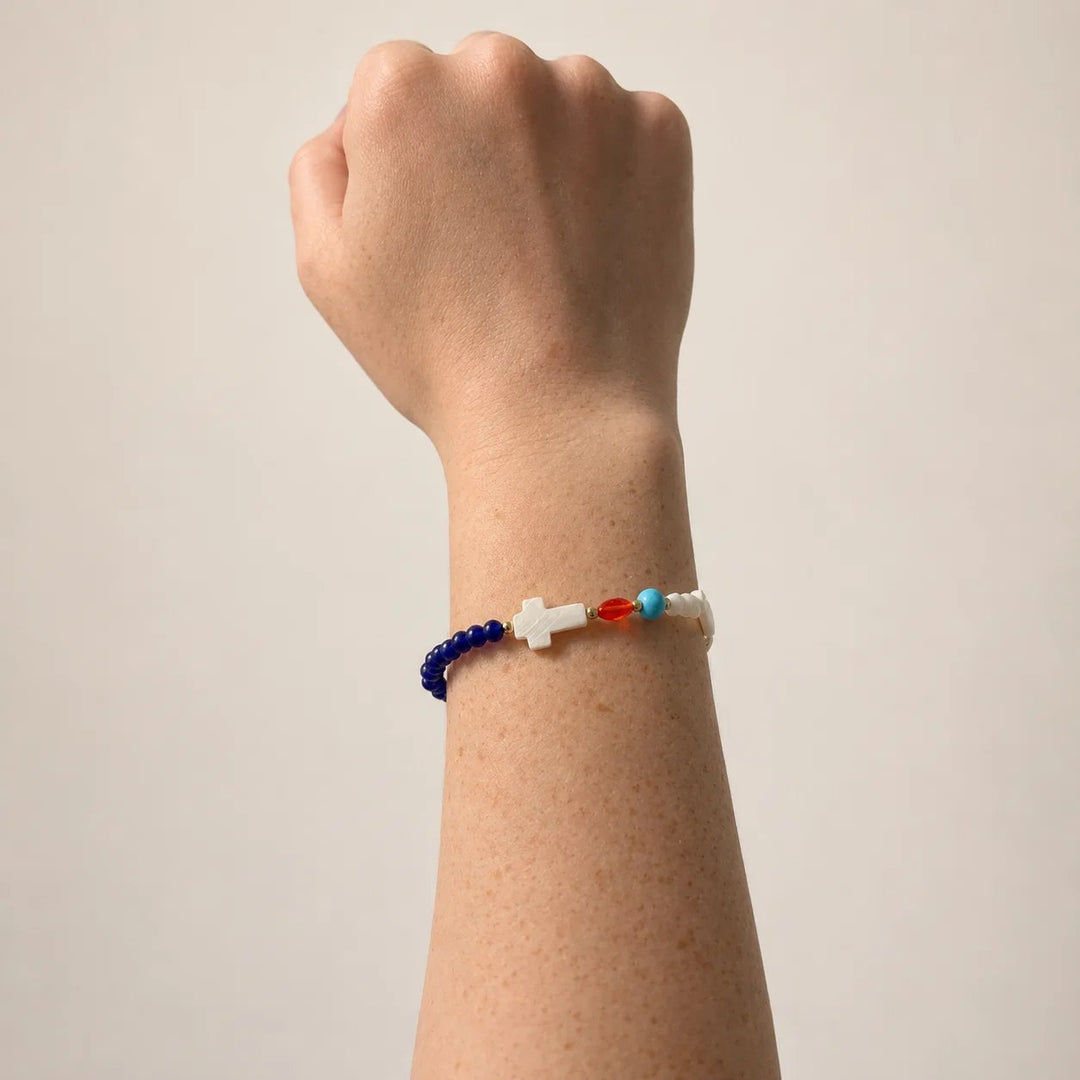 ✝️🙏 Bracelet artisanal retraçant l’histoire de Jésus
