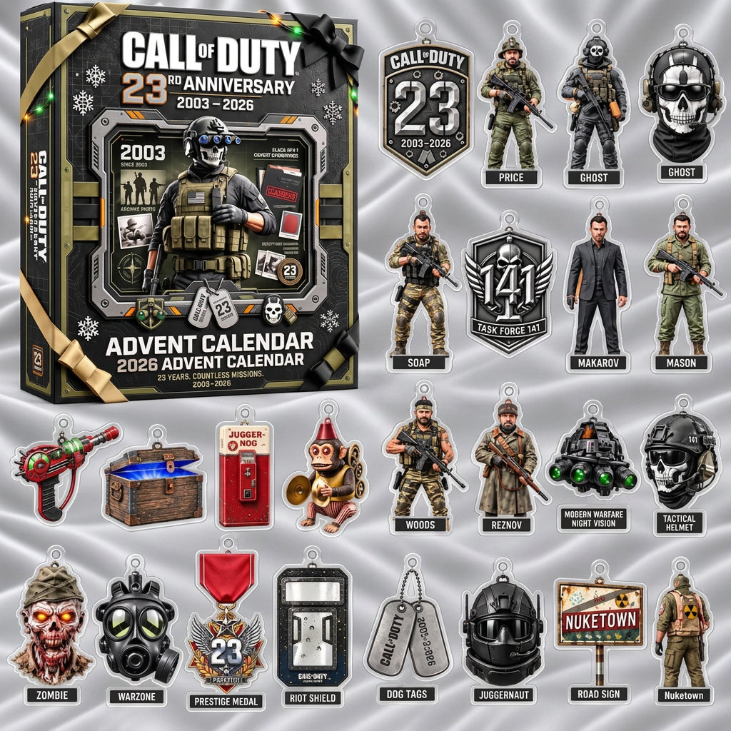 Calendrier de l’Avent « Call of Duty » – Édition 23e anniversaire (2003-2026)
