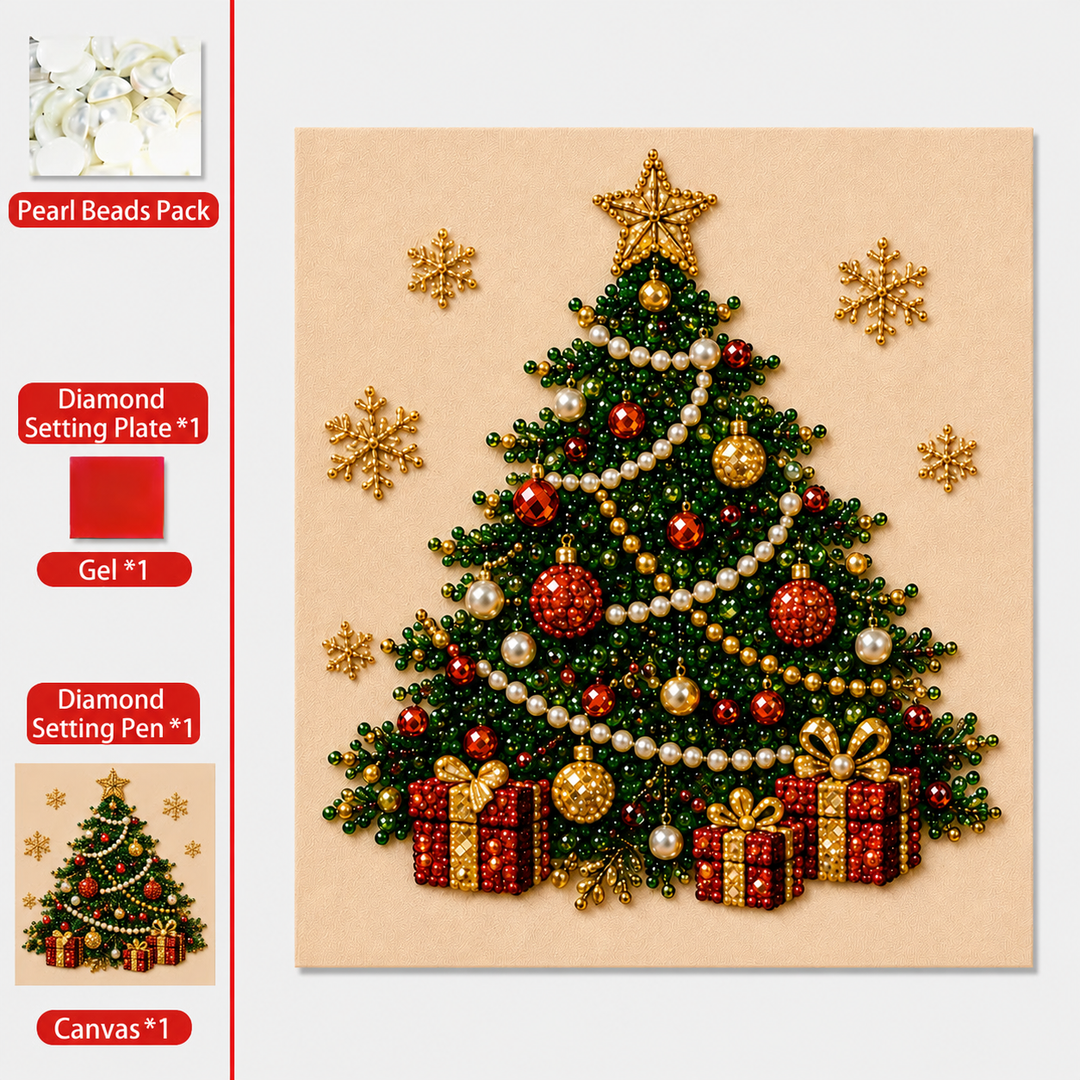 Kit d'art de peinture diamant de perles de Noël, relaxant et adapté aux débutants