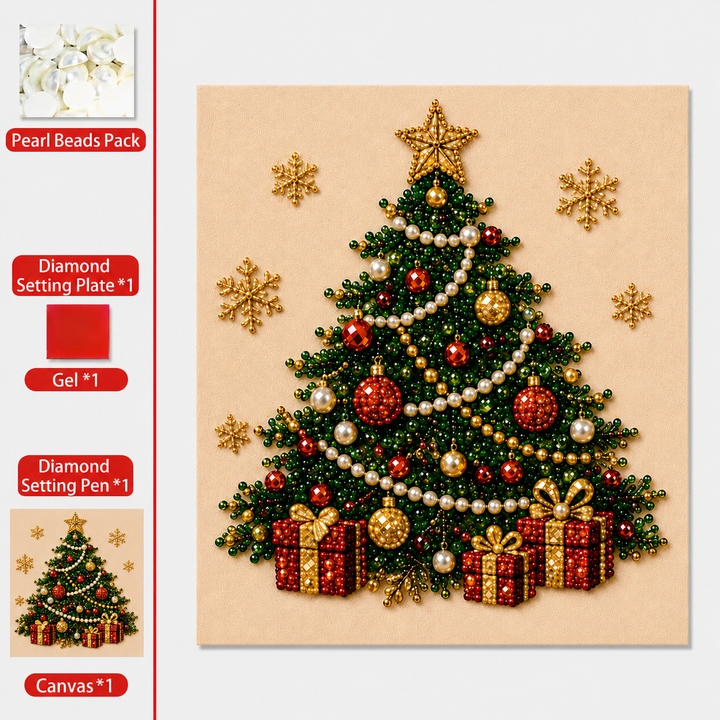 Kit d'art de peinture diamant de perles de Noël, relaxant et adapté aux débutants