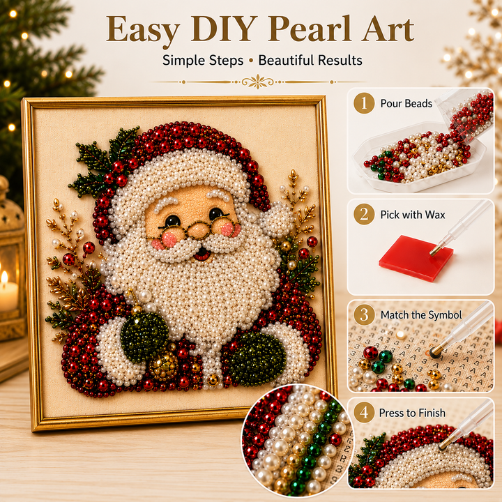 Kit d'art de peinture diamant de perles de Noël, relaxant et adapté aux débutants
