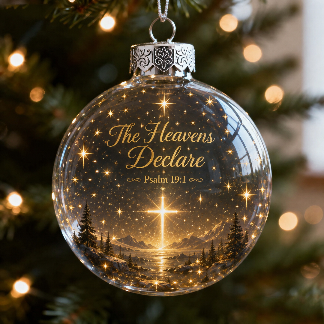 🙏 Décoration de Noël Inspirée des Psaumes – Un Magnifique Rappel de la Foi 🎄✨