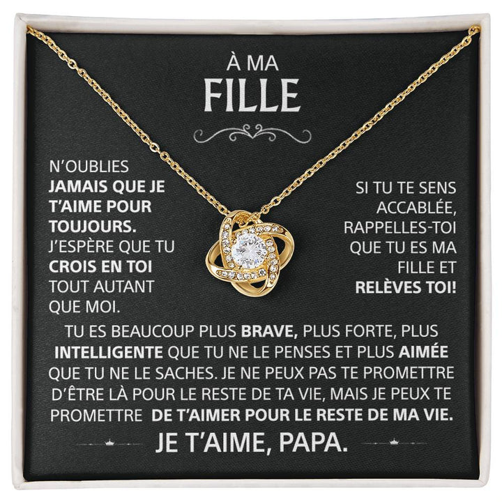 Ma Fille - Amour Éternel Gravé